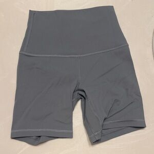 lululemon grey align spandex 2” size 0
